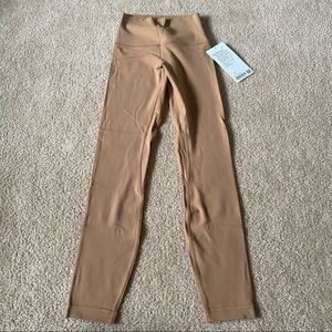 NWT Lululemon Align Pant 25” Size 2 Saddle Brown